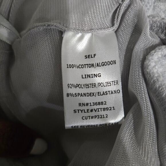 Vintage Shop One Shoulder Crop Top Heather Grey Sweatshirt Sporty Cotton Small - Picture 13 of 14